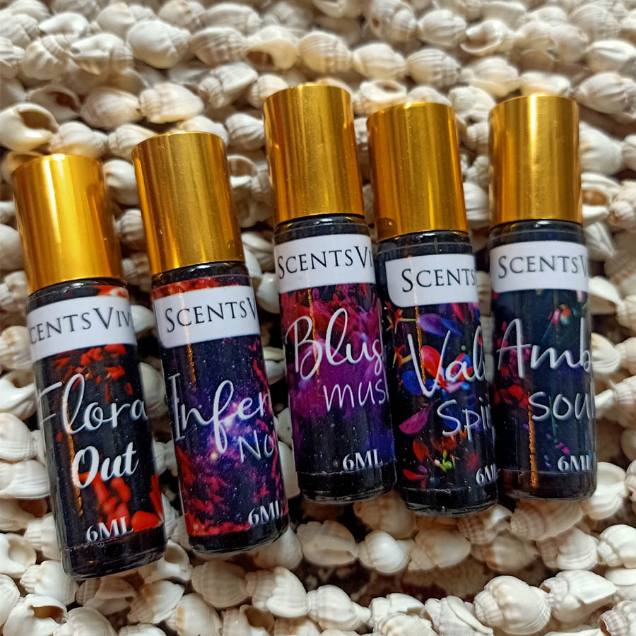 Set of 6ml Ittar Oil